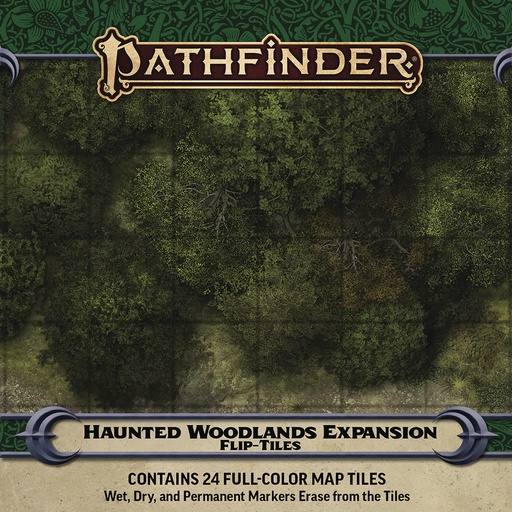 PATHFINDER FLIP TILES HAUNTED WOODLANDS EXP