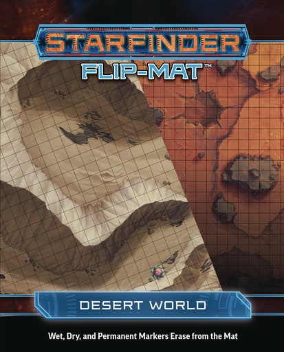 STARFINDER RPG FLIP MAT DESERT WORLD