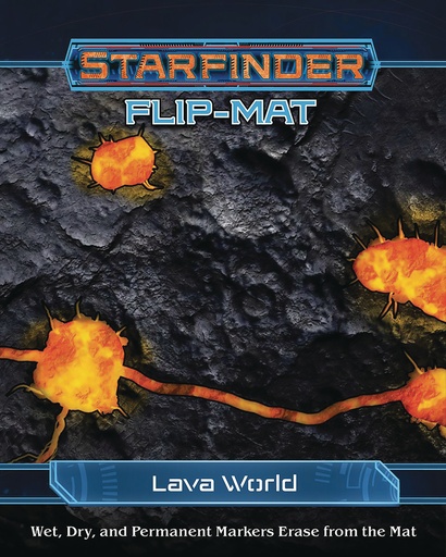 STARFINDER RPG FLIP-MAT LAVA WORLD