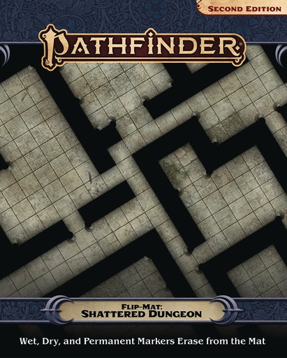 PATHFINDER FLIP-MAT SHATTERED DUNGEON