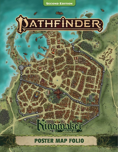 PATHFINDER KINGMAKER POSTER MAP FOLIO