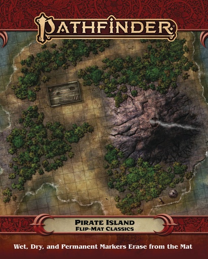 PATHFINDER FLIP-MAT CLASSICS PIRATE ISLAND