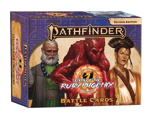 PATHFINDER RPG FISTS RUBY PHEONIX BATTLE CARDS (P2)