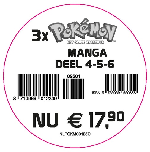Pokemon - Het grote Avontuur - 3pack - 04-05-06