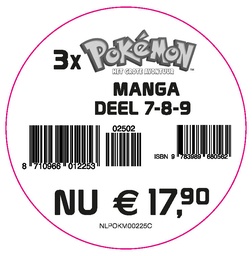 Pokemon - Het grote Avontuur - 3pack - 07-08-09