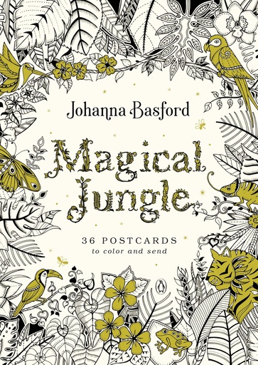 Magical Jungle  36 Postcards to Color and Send