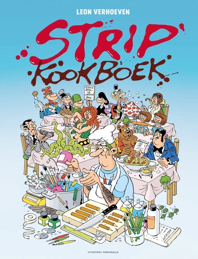 Stripkookboek met 50 tekenaars