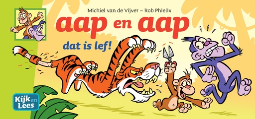 Aap en Aap MINI 1 Dat is lef ! (Kijk&lees AVI M3)