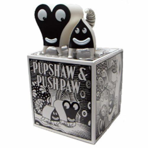 PUPSHAW&PUSHPAW BLACK&WHITE DOLL VINYL FIG