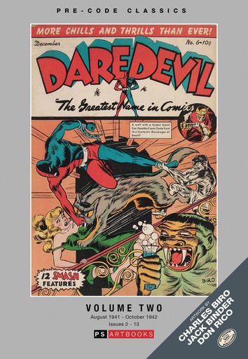 PRE CODE CLASSICS DAREDEVIL COMICS HC 02