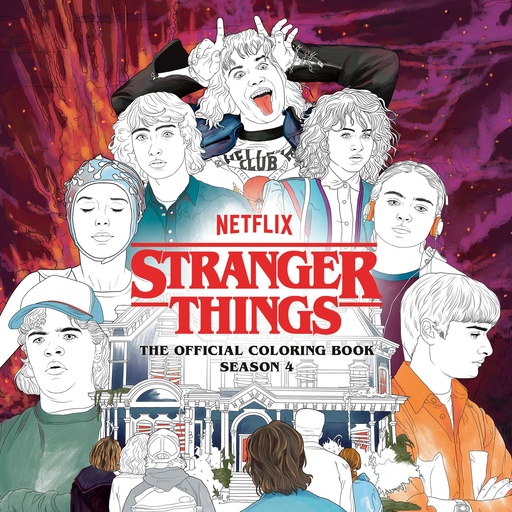 STRANGER THINGS SEASON 4 OFFICIAL COLORING