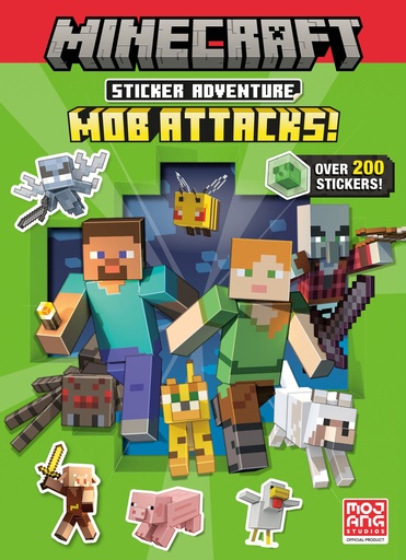 MINECRAFT STICKER ADVENTURE MOB ATTACKS (MINECRAFT)