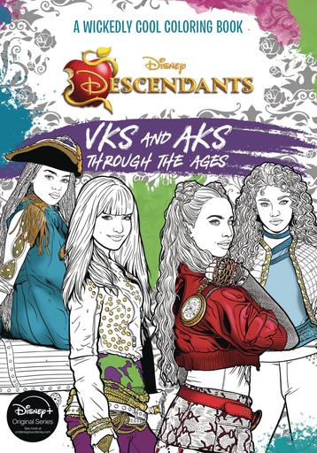 DESCENDANTS WICKEDLY COOL COLORING BOOK