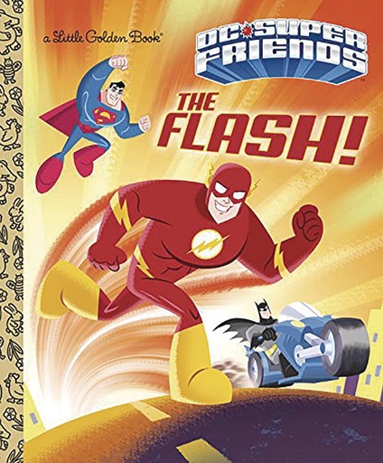 DC SUPER FRIENDS LITTLE GOLDEN BOOK FLASH