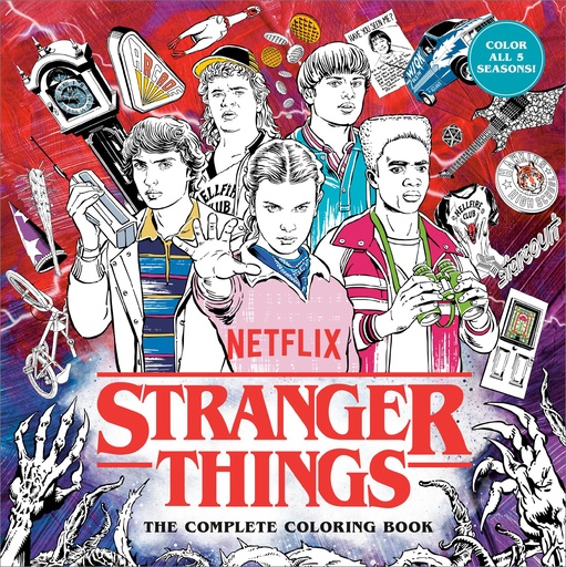 STRANGER THINGS COMPLETE COLORING BOOK (COLOR FIVE SEASONS )