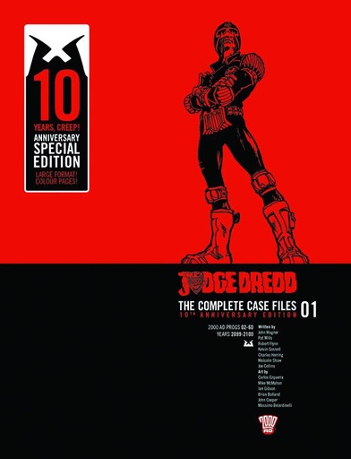 JUDGE DREDD COMP CASE FILES ANNIV ED HC 01