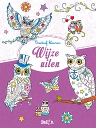 Creatief kleuren - Wijze uilen