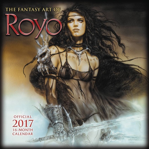 FANTASY ART OF LUIS ROYO 2017 WALL CALENDAR