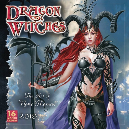 DRAGON WITCHES ART OF NENE THOMAS 2018 WALL CAL