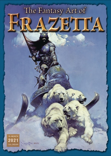 FANTASY ART OF FRAZETTA 2021 WALL CALENDAR