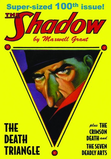 SHADOW DOUBLE NOVEL 100 DEATH TRIANGLE & CRIMSON DEATH