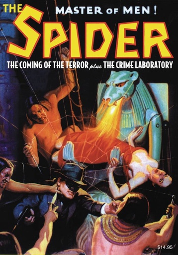 SPIDER DOUBLE NOVEL 11 COMING OF TERROR & CRIME LAB