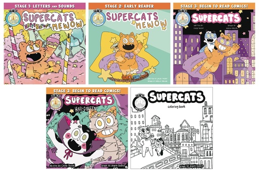 SUPERCATS BOXED SET OF 5