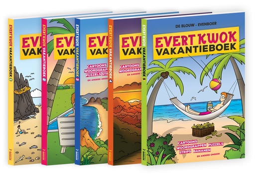 Evert Kwok Vakantieboek Pakket 01 - 05