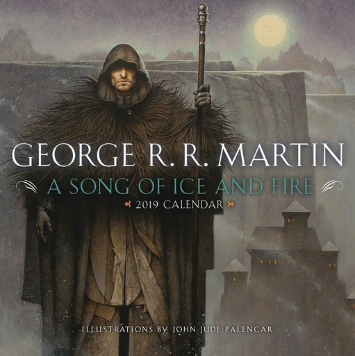 GEORGE RR MARTIN SONG ICE & FIRE 2019 WALL CAL