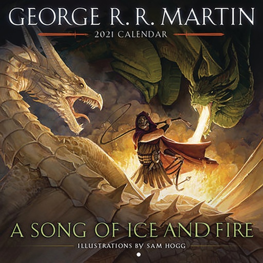 GEORGE RR MARTIN SONG ICE & FIRE 2021 WALL CAL