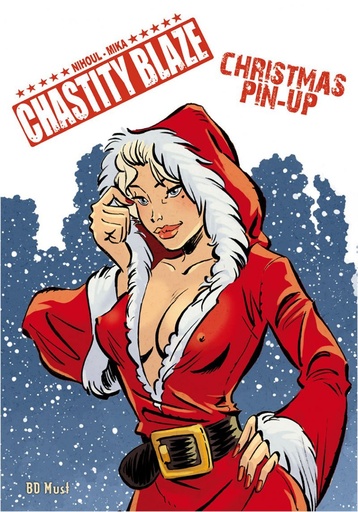 POSTCARDSET - Chastity Blaze Christmas Pin Ups
