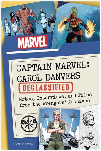 CAPT MARVEL CAROL DANVERS DECLASSIFIED AVENGERS ARCHIVES