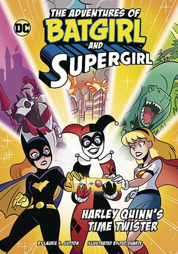 ADV OF BATGIRL & SUPERGIRL HARLEY QUINNS TIME TWISTER