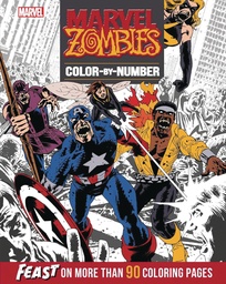 MARVEL ZOMBIES COLOR BY NUMBER