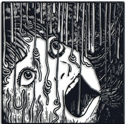 JUNJI ITO GLYCERIDE ENAMEL PIN BADGE