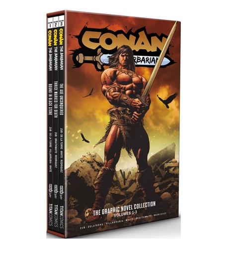 CONAN THE BARBARIAN 01-03 SLIPCASE SET REGED MIKE DEODATO