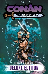 CONAN BARBARIAN BOUND BLACK STONE LUXE HC 1 DM TORRE SKULL