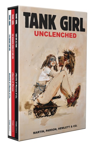 TANK GIRL UNCLENCHED SLIPCASE SET DM ED WOOD CVR