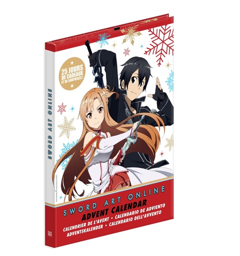 SWORD ART ONLINE OFFICIAL ADVENT CALENDAR 25 DAYS SURPRISES