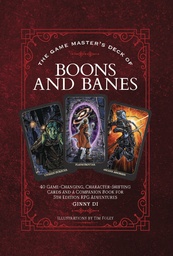 GAME MASTERS DECK OF BOONS & BANES FOR 5TH ED RPG ADV HC