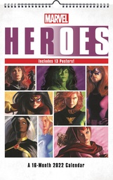 MARVEL HEROES 2022 OVERSIZED POSTER WALL CAL
