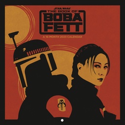 STAR WARS BOOK OF BOBA FETT 2023 WALL CAL