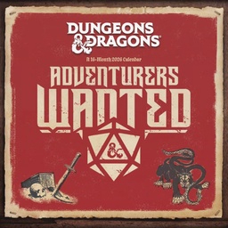 DUNGEONS & DRAGONS CLASSIC 2026 16 MONTH WALL CALENDAR