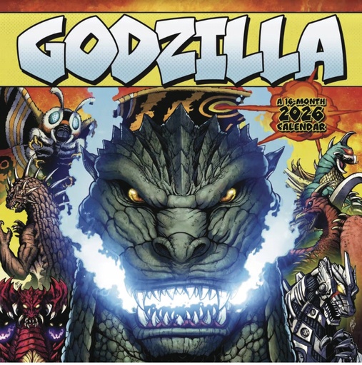 GODZILLA CLASSIC 16 MONTH 2026 WALL CALENDAR