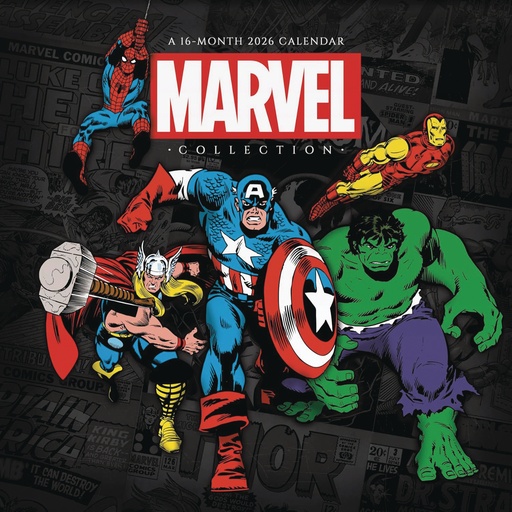 MARVEL COMICS 16 MONTH 2026 WALL CALENDAR