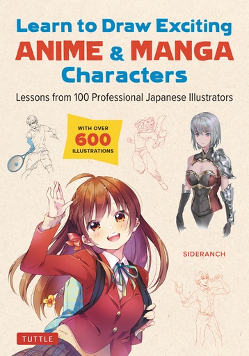 LEARN TO DRAW EXCITING ANIME & MANGA CHARACTERS