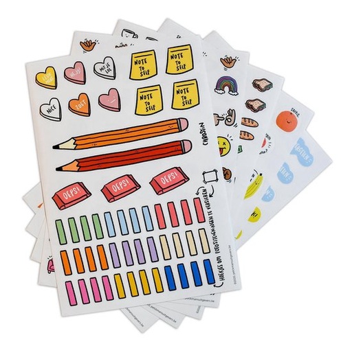 Schrijf maar wat - STICKERS VOOR DAGBOEK
