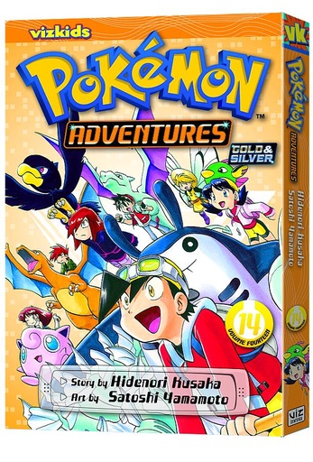 POKEMON ADVENTURES 14 GOLD SILVER