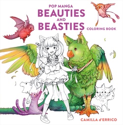 POP MANGA BEAUTIES & BEASTIES COLORING BOOK