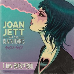 JOAN JETT 40X40 BAD REPUTATION I LOVE ROCK-N-ROLL HC